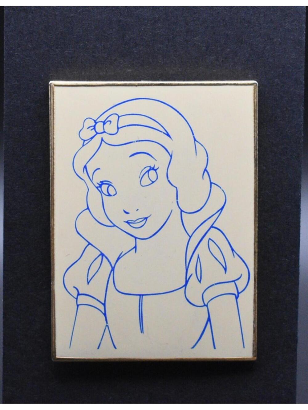 Disney Auctions How To Draw A Blue Line Sketch LE 1000 Pin (C6)